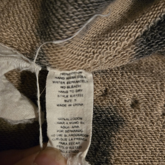 Euro Y2k Grunge Tye Dye Zip Up Sweater! - Picture 8 of 8